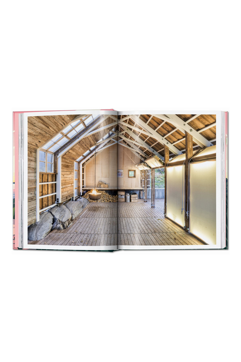 Cabins 45th ed English French German Book, Alternate, color, Green