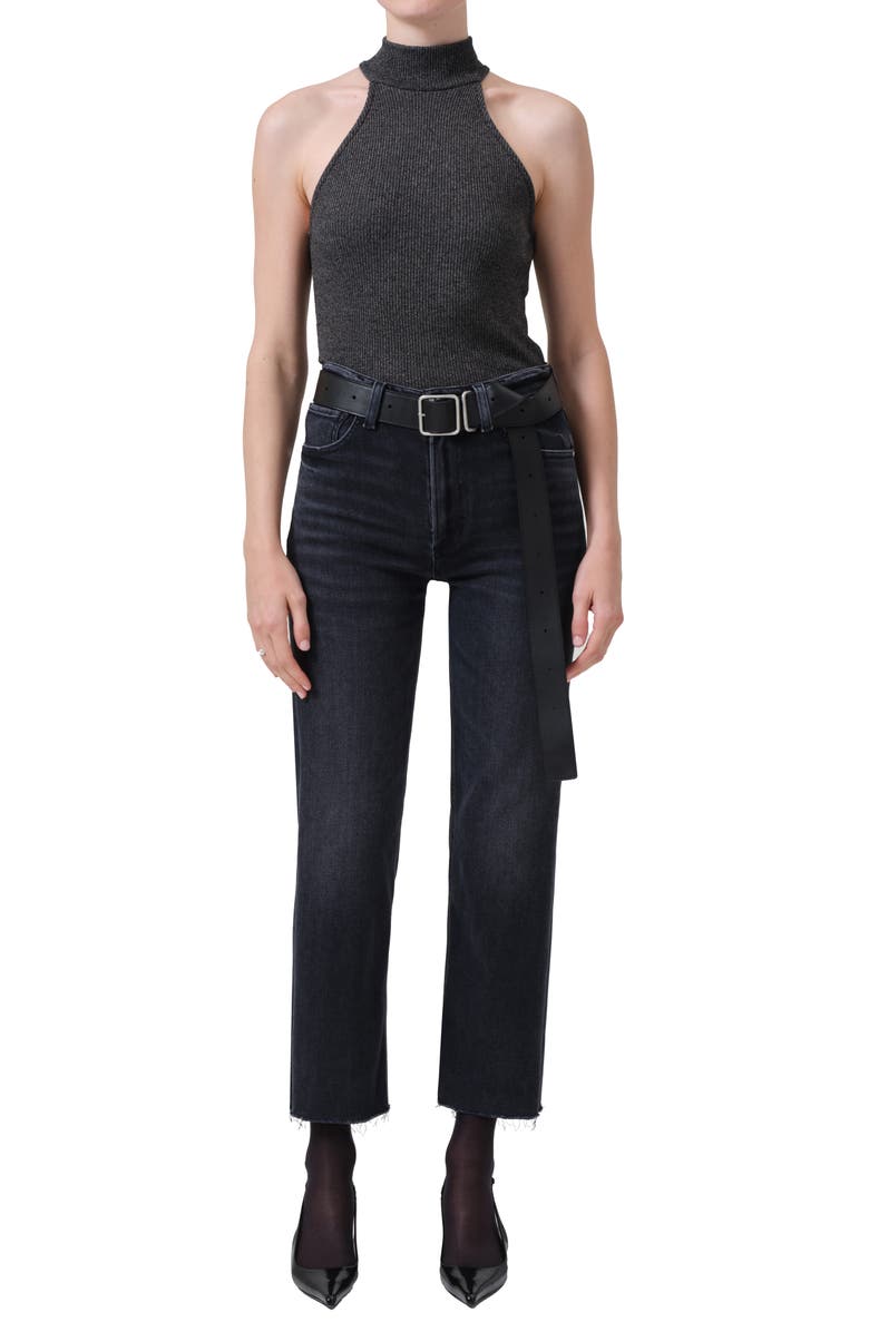 Citizens of Humanity Palma High Waist Raw Hem Jeans, Alternate, color, Medallion