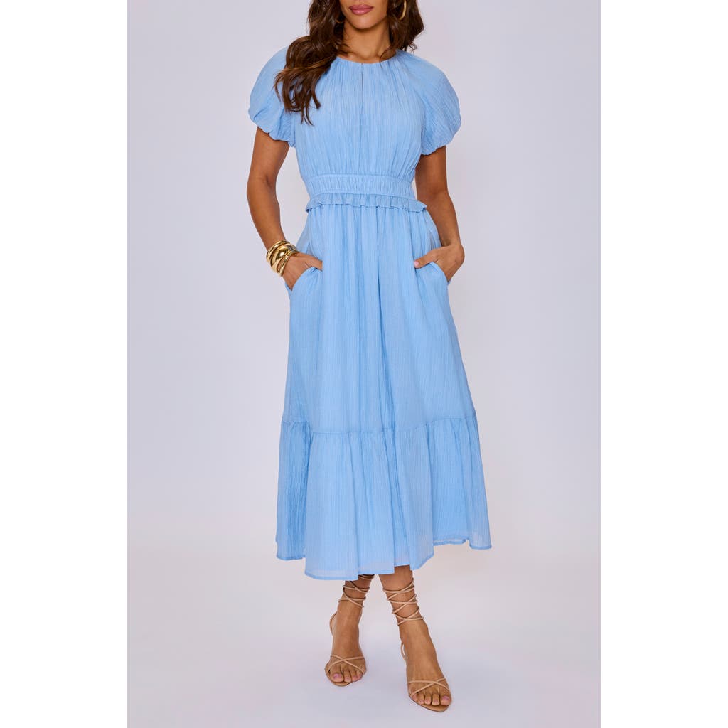 VICI Collection Briar Puff Sleeve Dress in Cornflower Blue at Nordstrom, Size Small