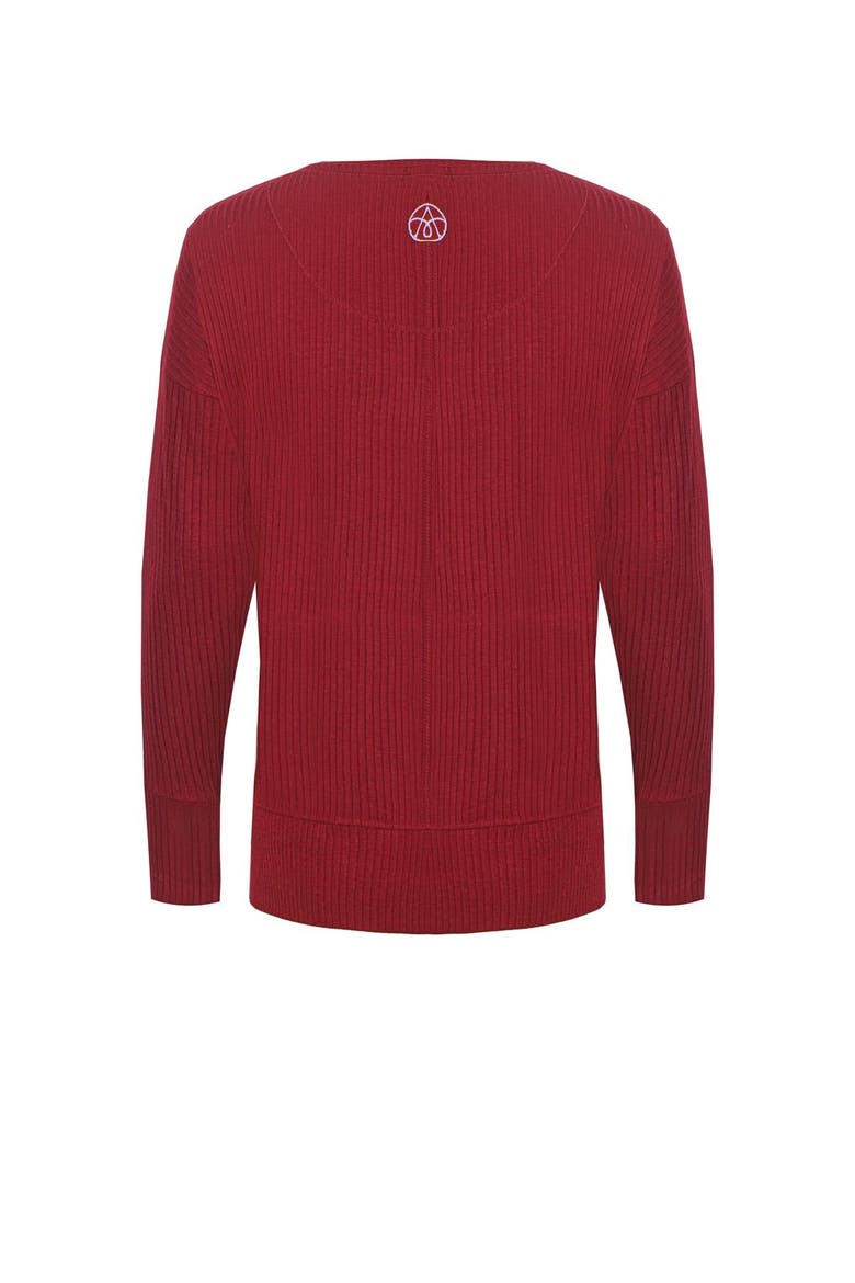 Ultra Comfort Long Sleeve Shirt, Alternate, color, Burgundy