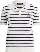 Lauren Ralph Lauren Natrissa Stripe Polo Sweater