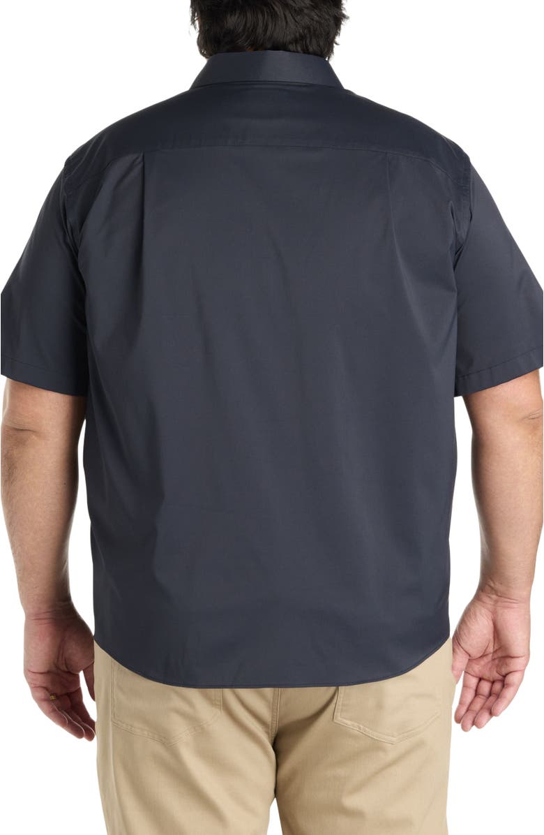 Untuckit Fit by Dxl Big & Tall Gironde Sport Shirt, Alternate, color, Black