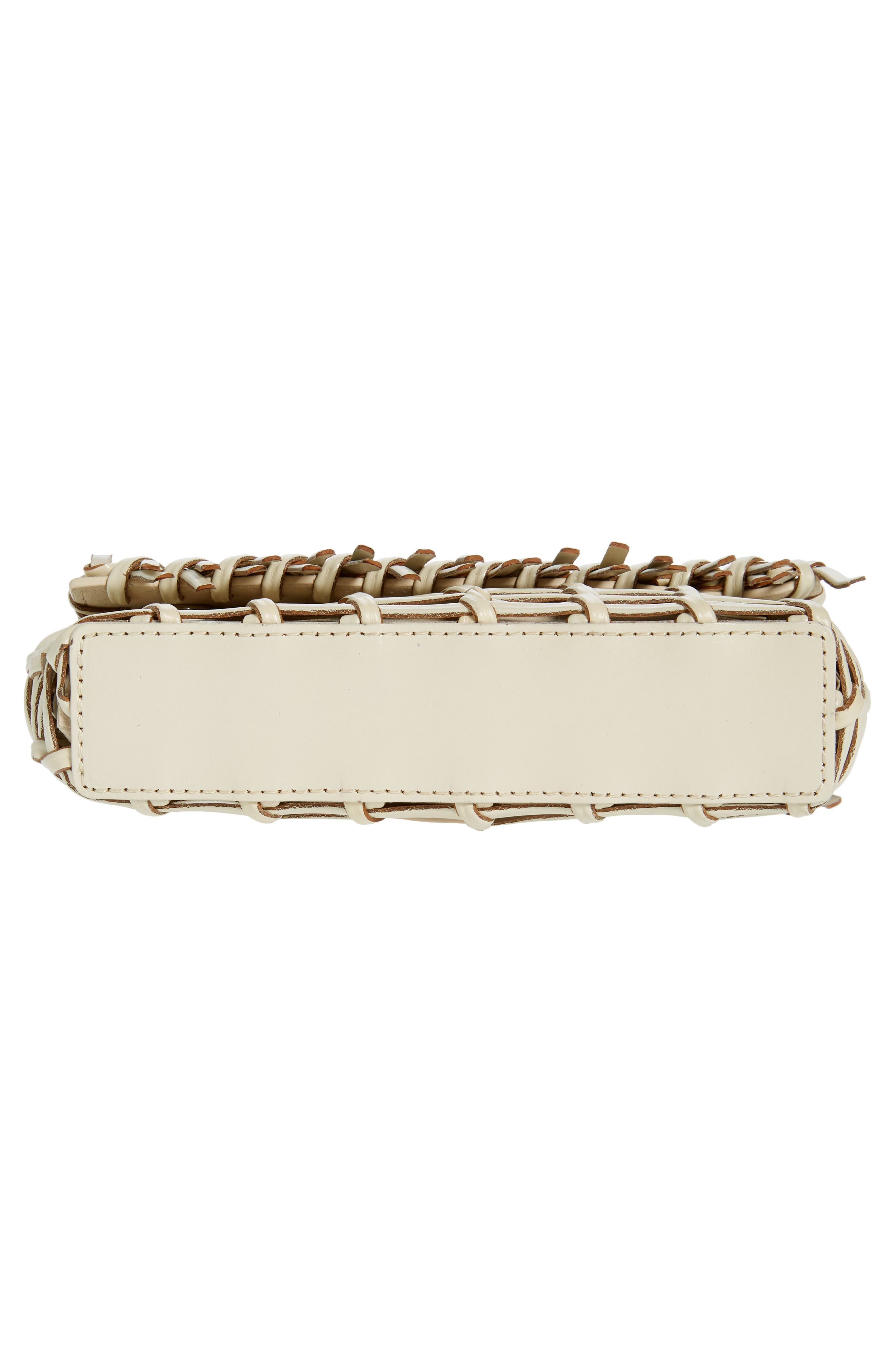 STAUD Acute Woven Leather Crossbody Bag, Alternate, color, 