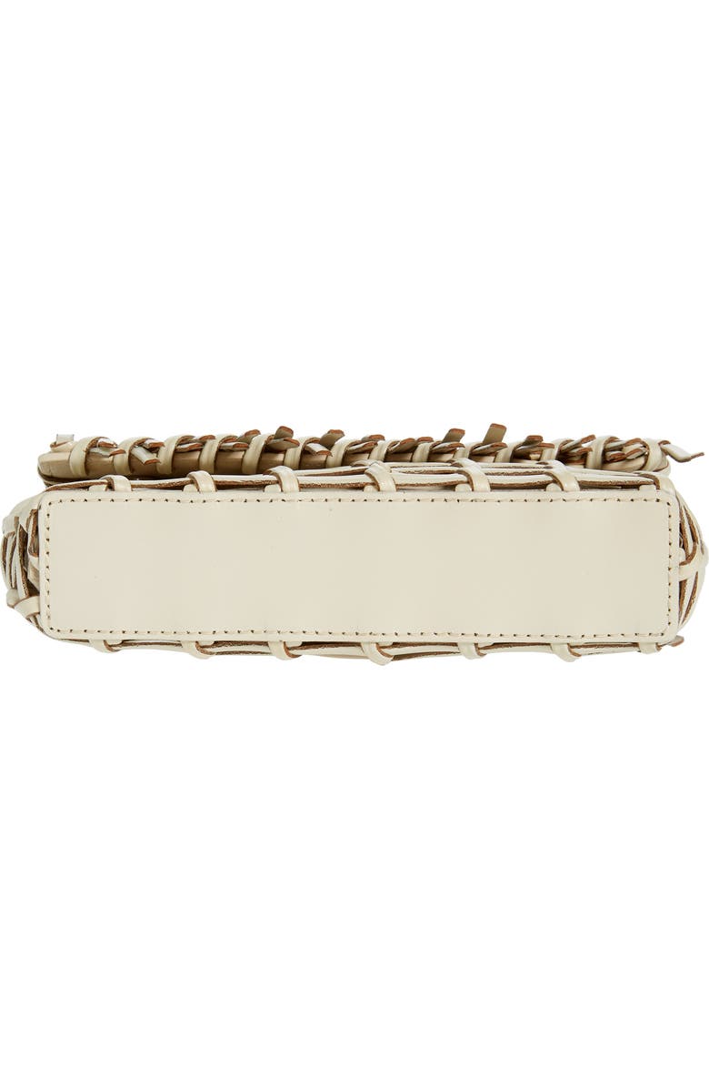 STAUD Acute Woven Leather Crossbody Bag, Alternate, color,