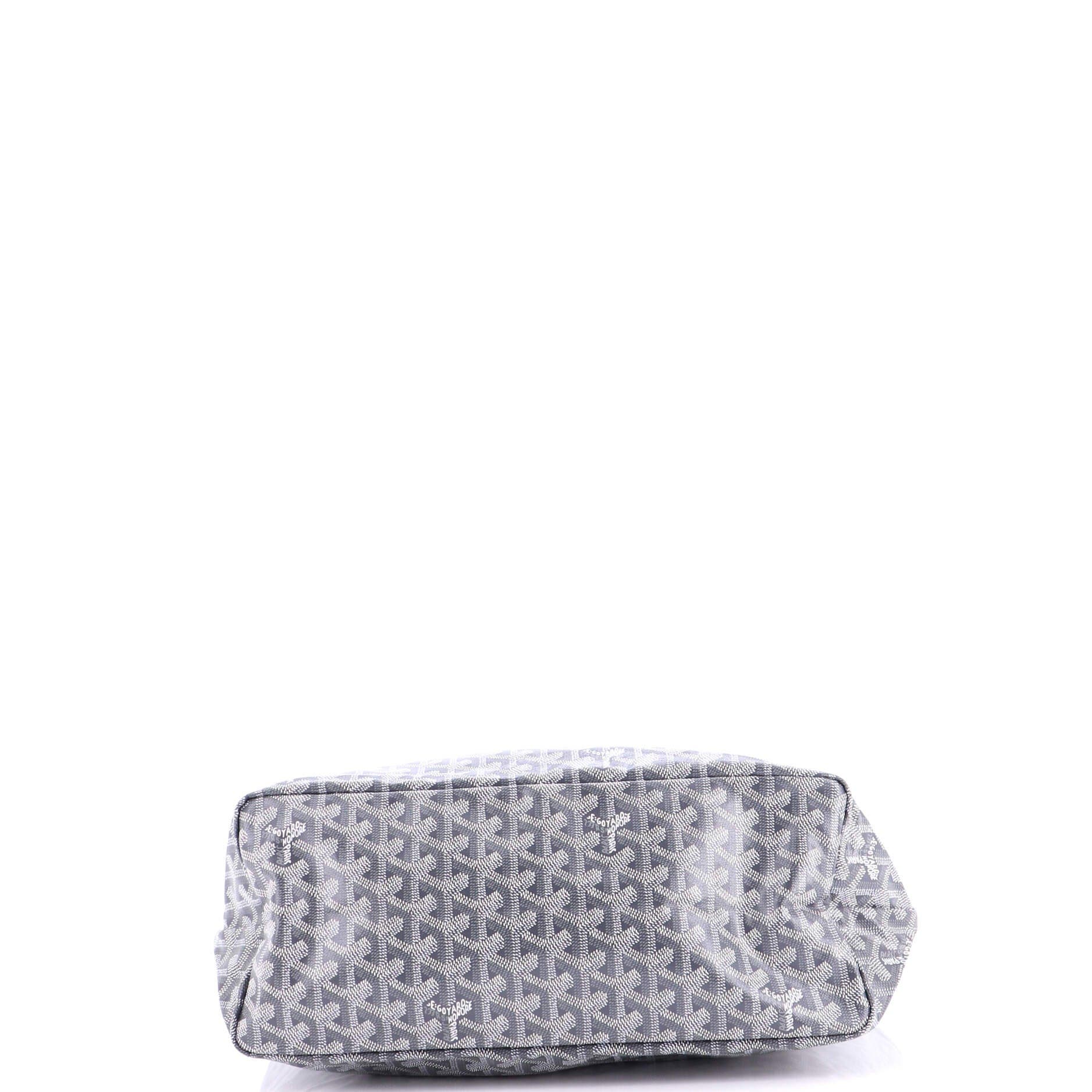 Pre-Owned Goyard Saint Louis Tote Coated Canvas PM, Alternate, color, Gray