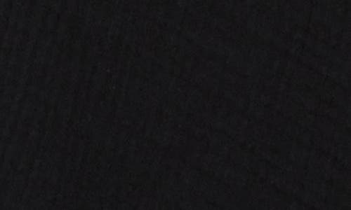 Splendid Cotton Gauze Button-up Shirt In Black