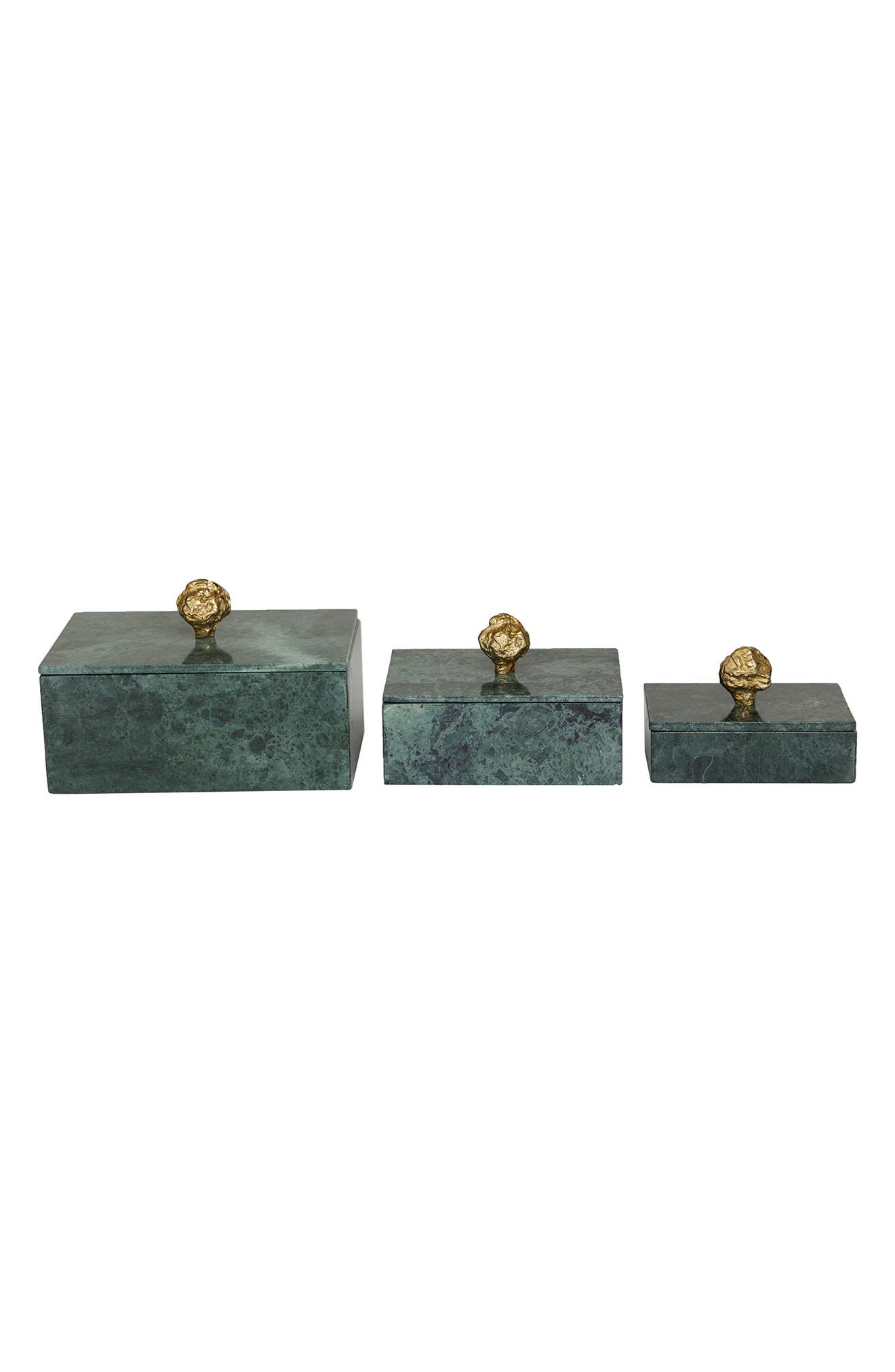 VIVIAN LUNE HOME Marble Box with Handle - Set of 3 | Nordstromrack
