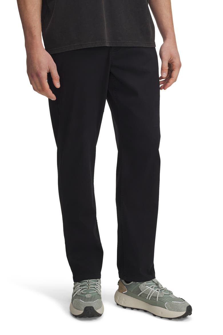 Icon Tapered Fit 5-Pocket Pants, Main, color, BLACK