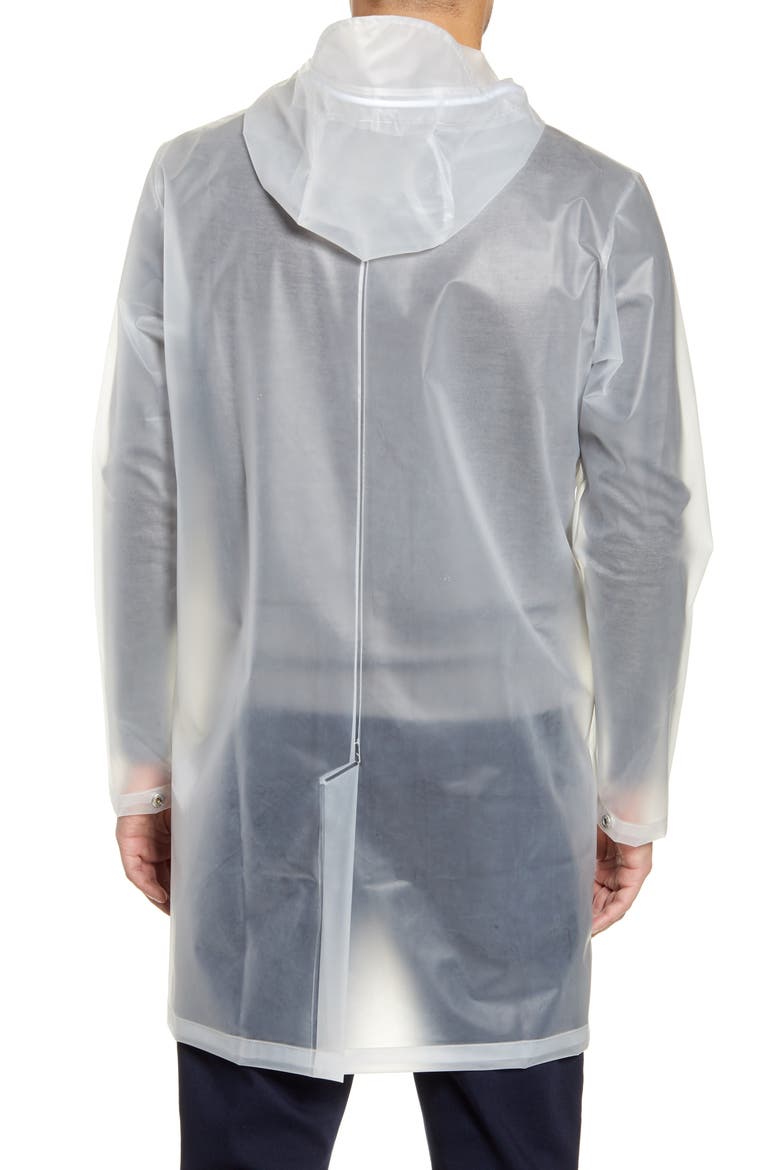 Waterproof Hooded Raincoat, Alternate, color, FOGGY WHITE