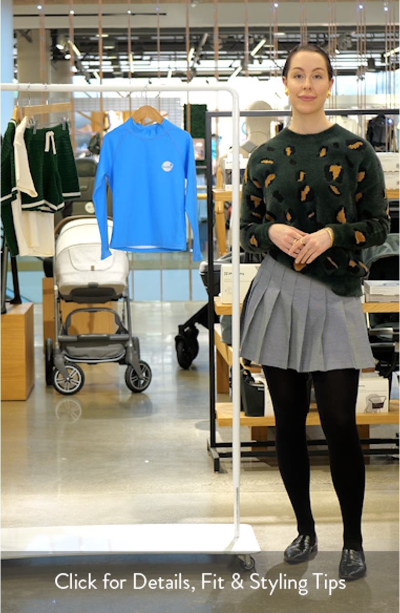 Kids' Blue Lagoon Long Sleeve Rashguard, sales video thumbnail