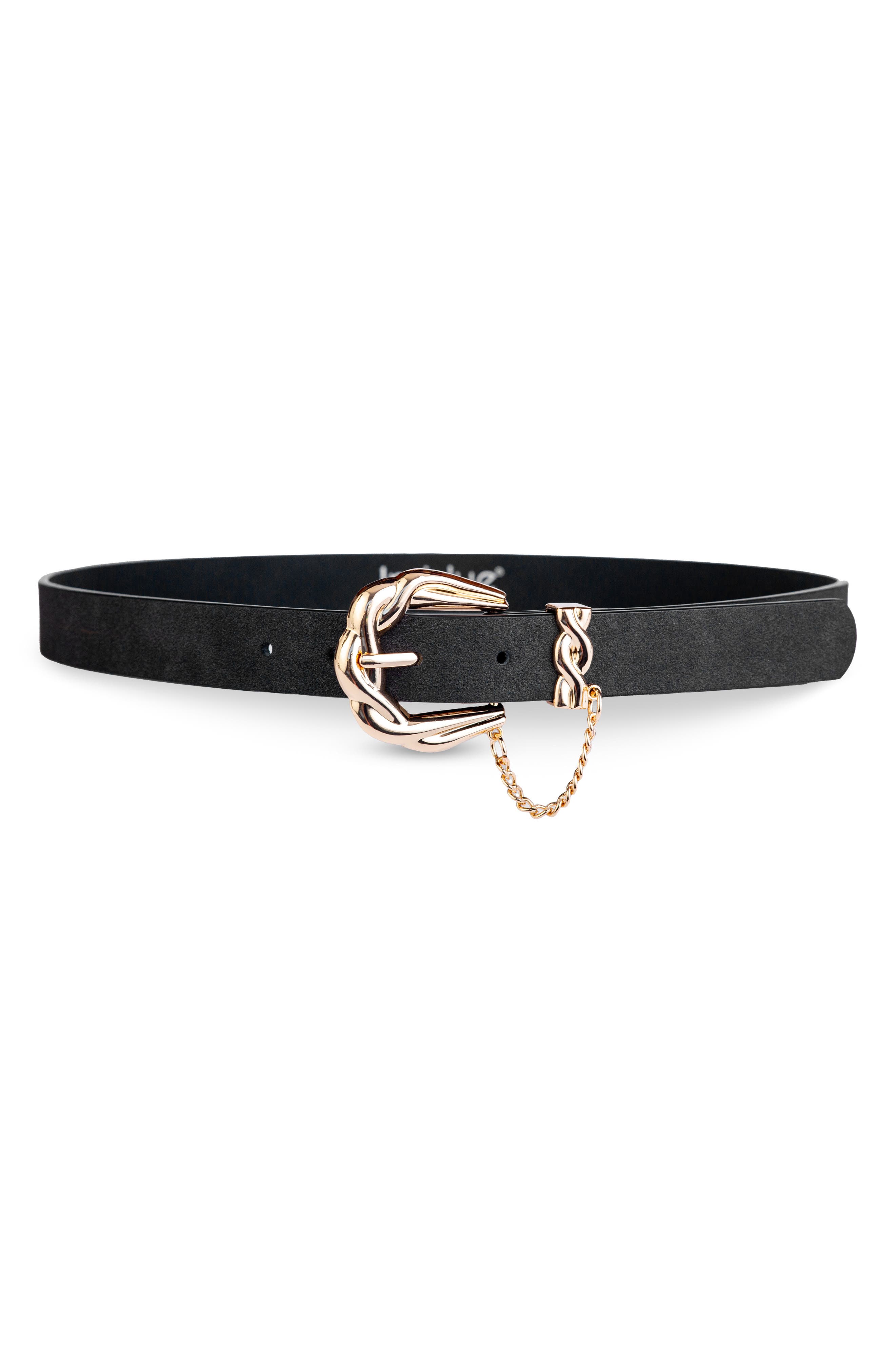 Linea Pelle Twisted Chain Drop Buckle Belt (Women) | Nordstromrack