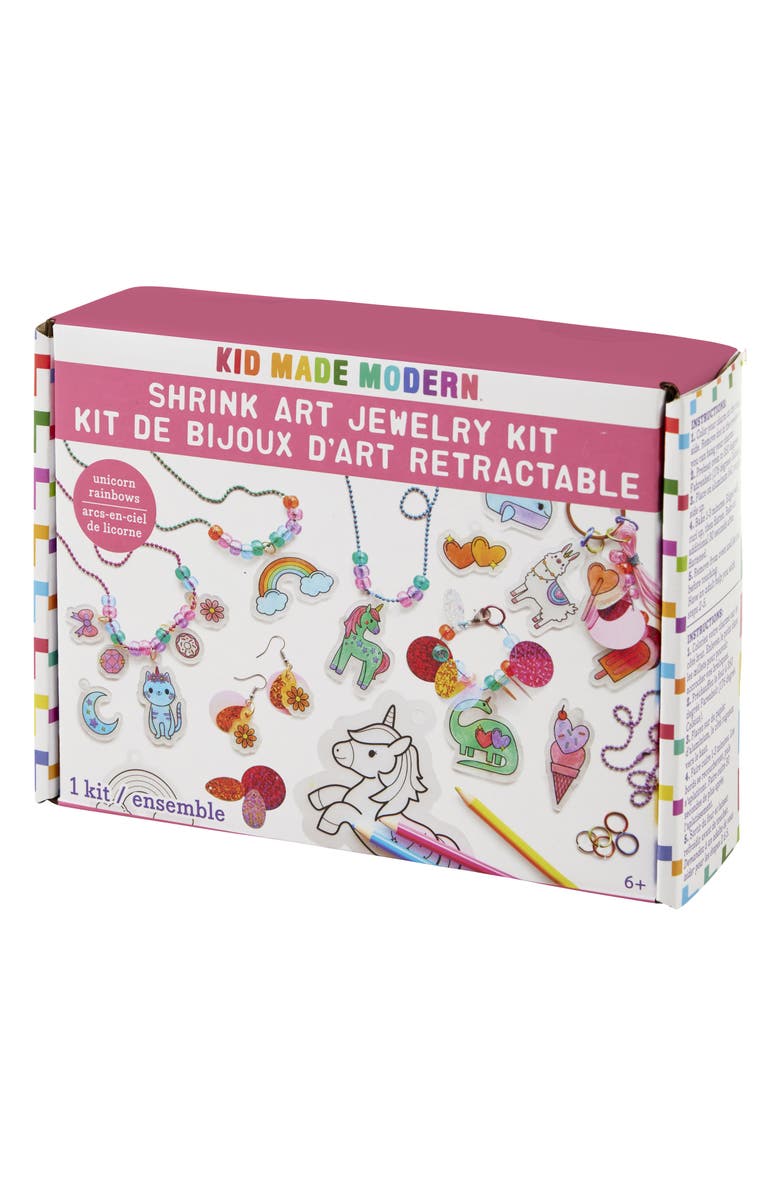 Kid Made Modern Shrink Art Jewelry Kit, Alternate, color,