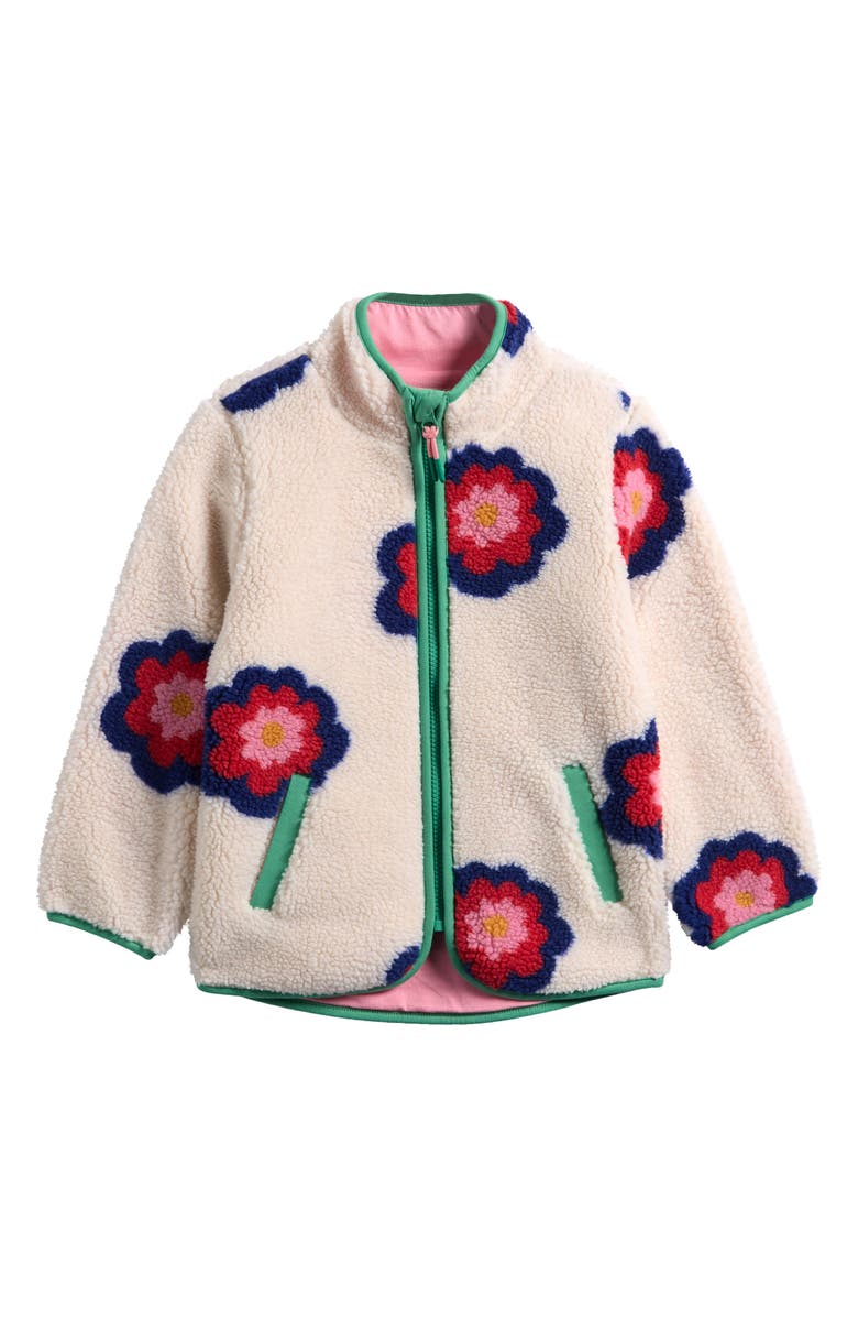 Mini Boden Kids' Eden Floral Fleece Jacket | Nordstrom
