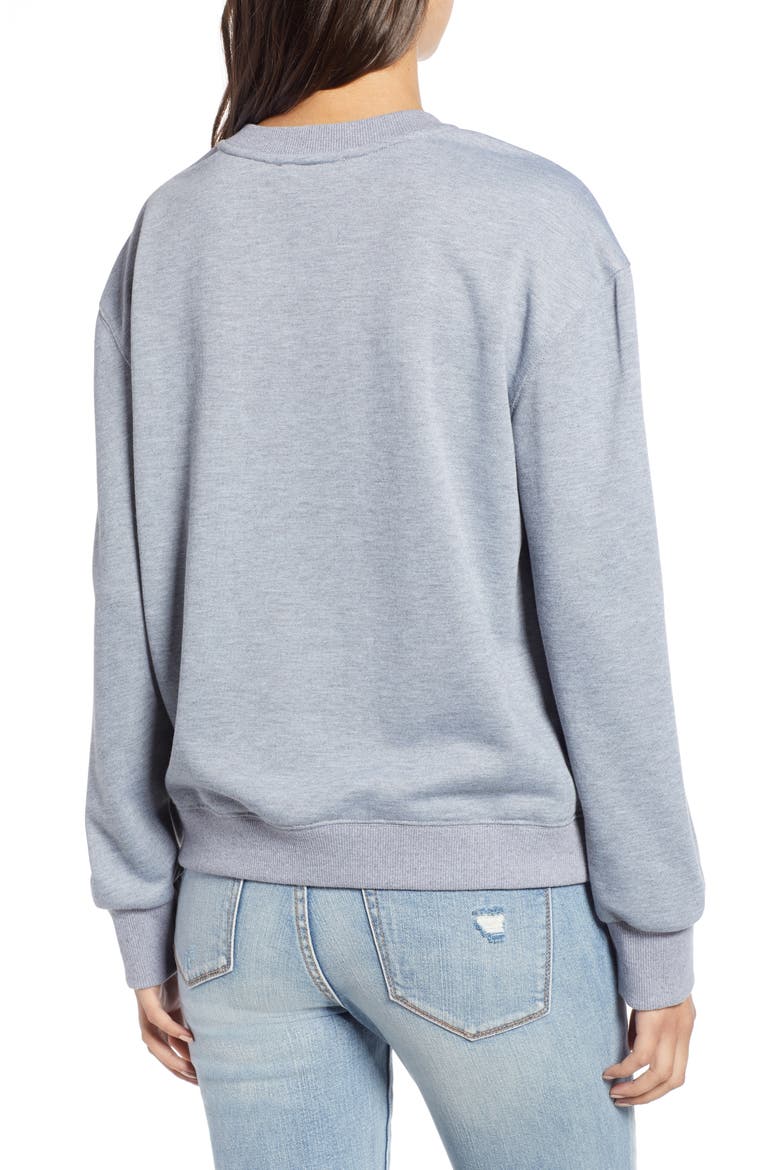 Zodiac Embroidered Sweatshirt, Alternate, color, HEATHER GREY