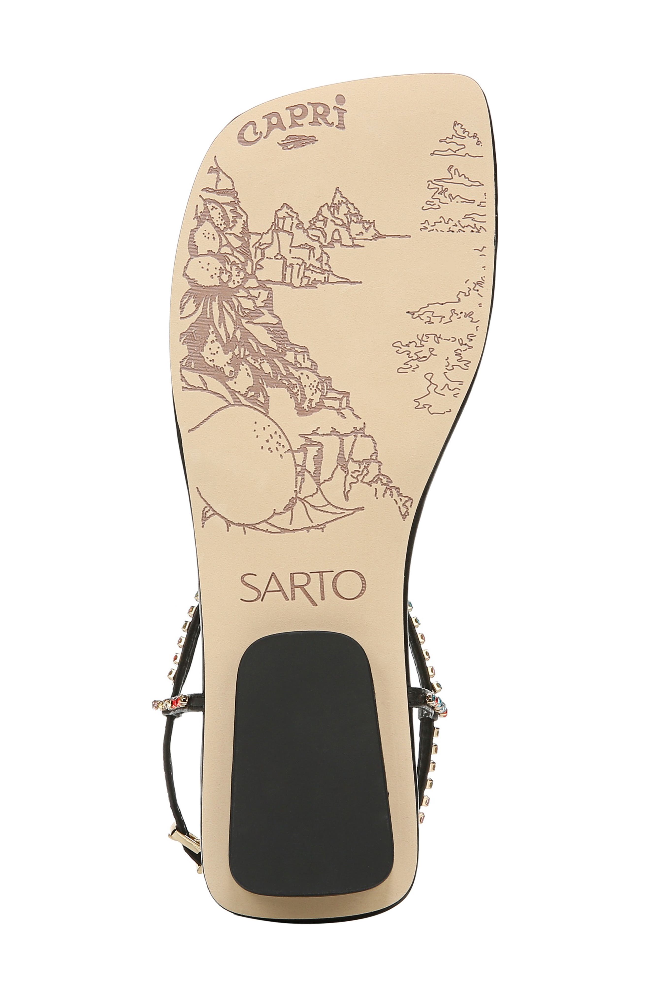 SARTO by Franco Sarto Nolita Embellished Ankle Strap Sandal, Alternate, color, 