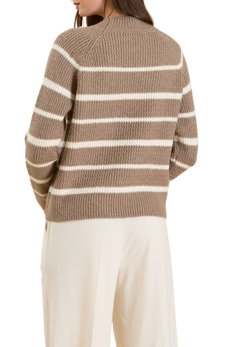 Blu Pepper Stripe Ribbed Sweater, Alternate, color,