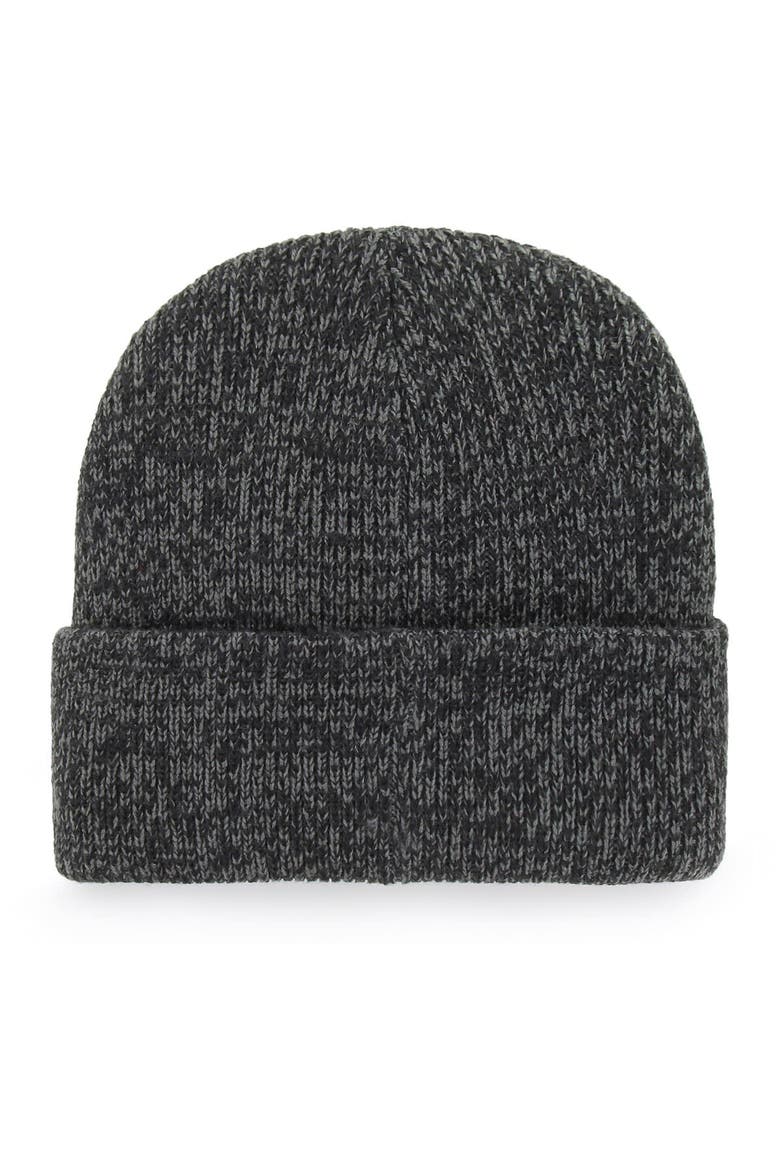 Men's '47 Black Vegas Golden Knights Brain Freeze Cuffed Knit Hat, Alternate, color, Black