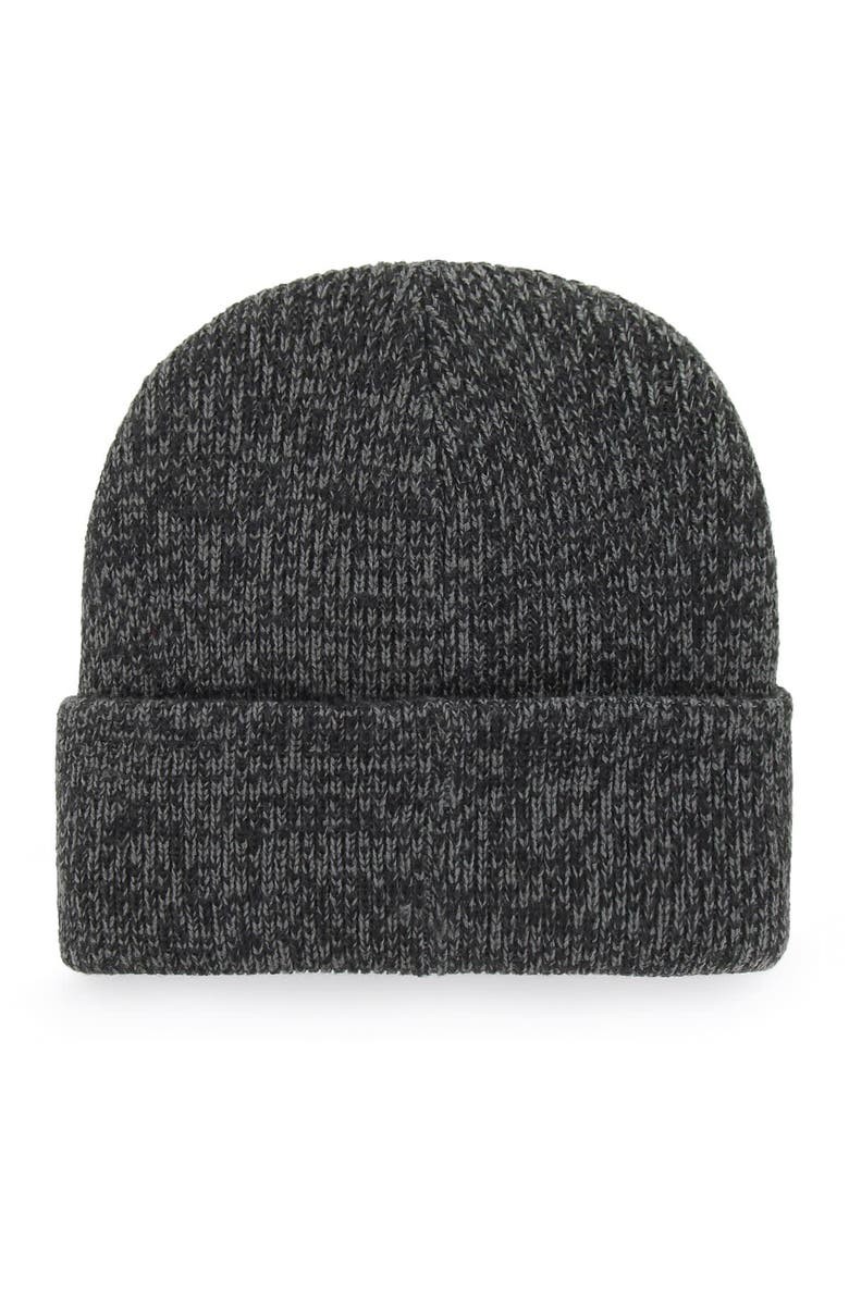 '47 Men's '47 Black Vegas Golden Knights Brain Freeze Cuffed Knit Hat, Alternate, color, Black