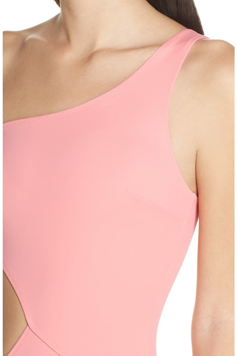 Claudia One-Piece Swimsuit, Alternate, color, FLAMINGO