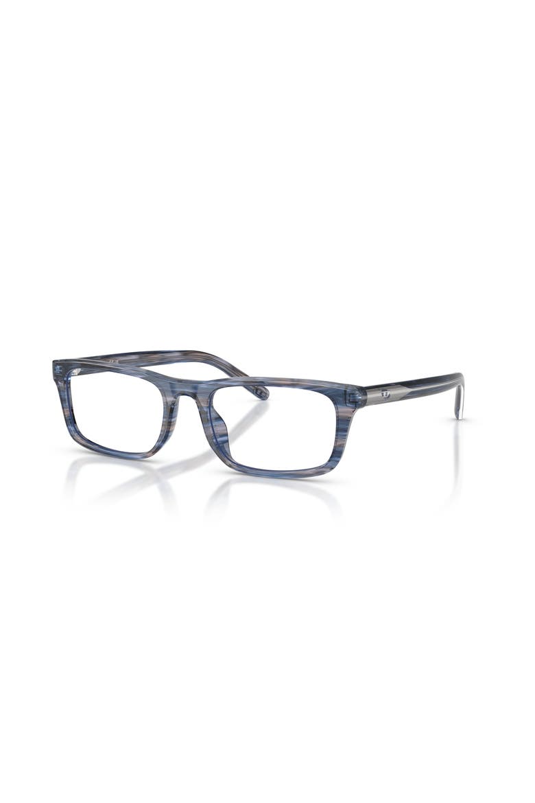 52mm Rectangle optical glasses, Main, color, Blue