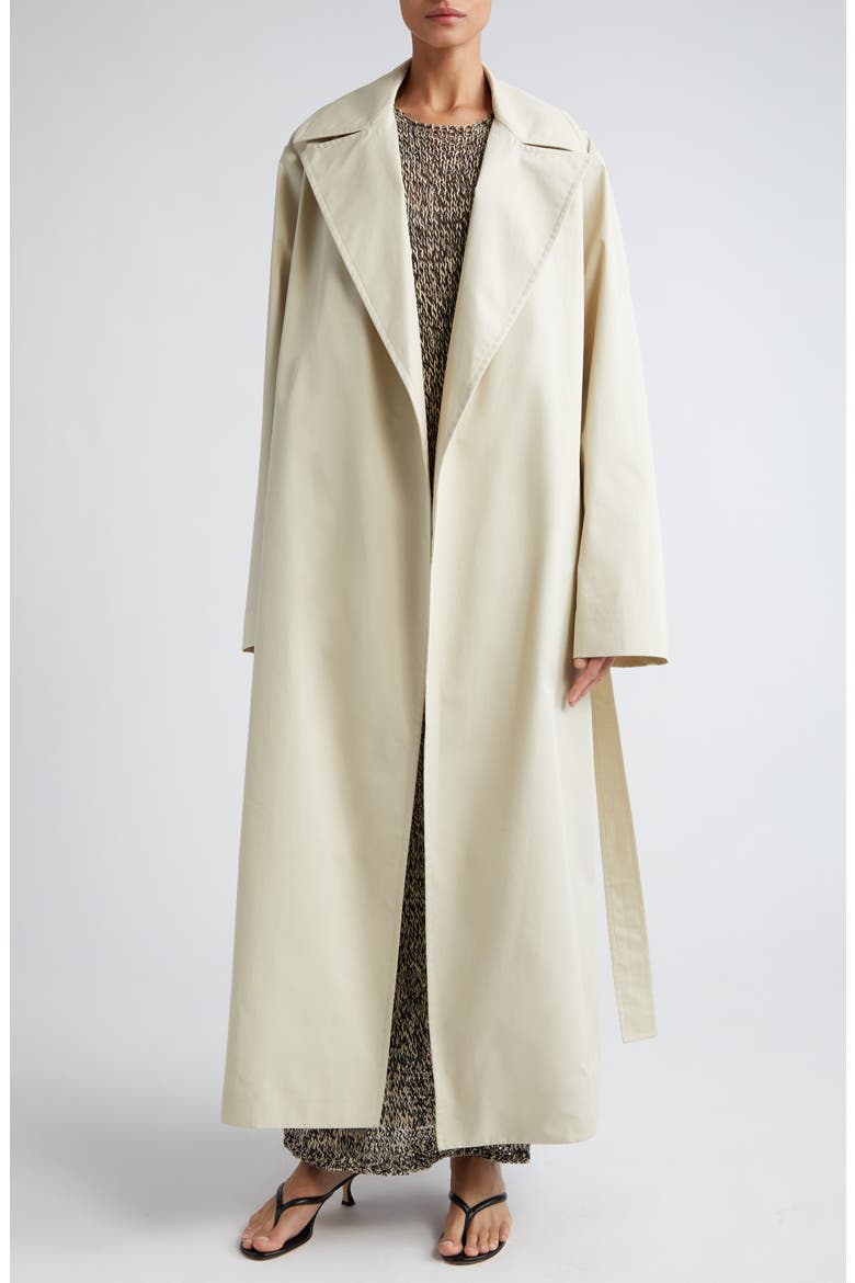 Water Repellent Cotton Trench Coat, Main, color, SAND