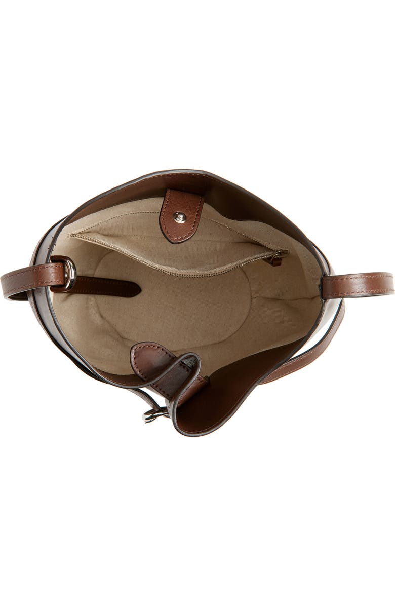 LIFFNER Belted Leather Bucket Bag, Alternate, color,