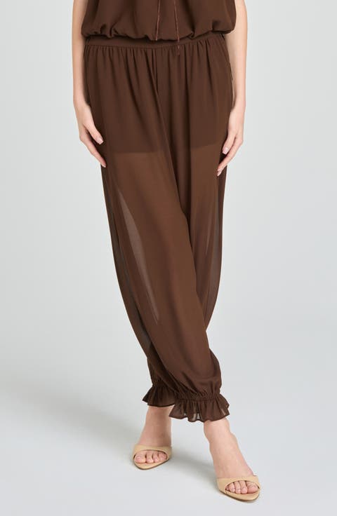 Jasmine Semisheer Balloon Pants