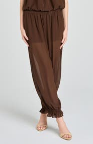 WAYF Jasmine Semisheer Balloon Pants