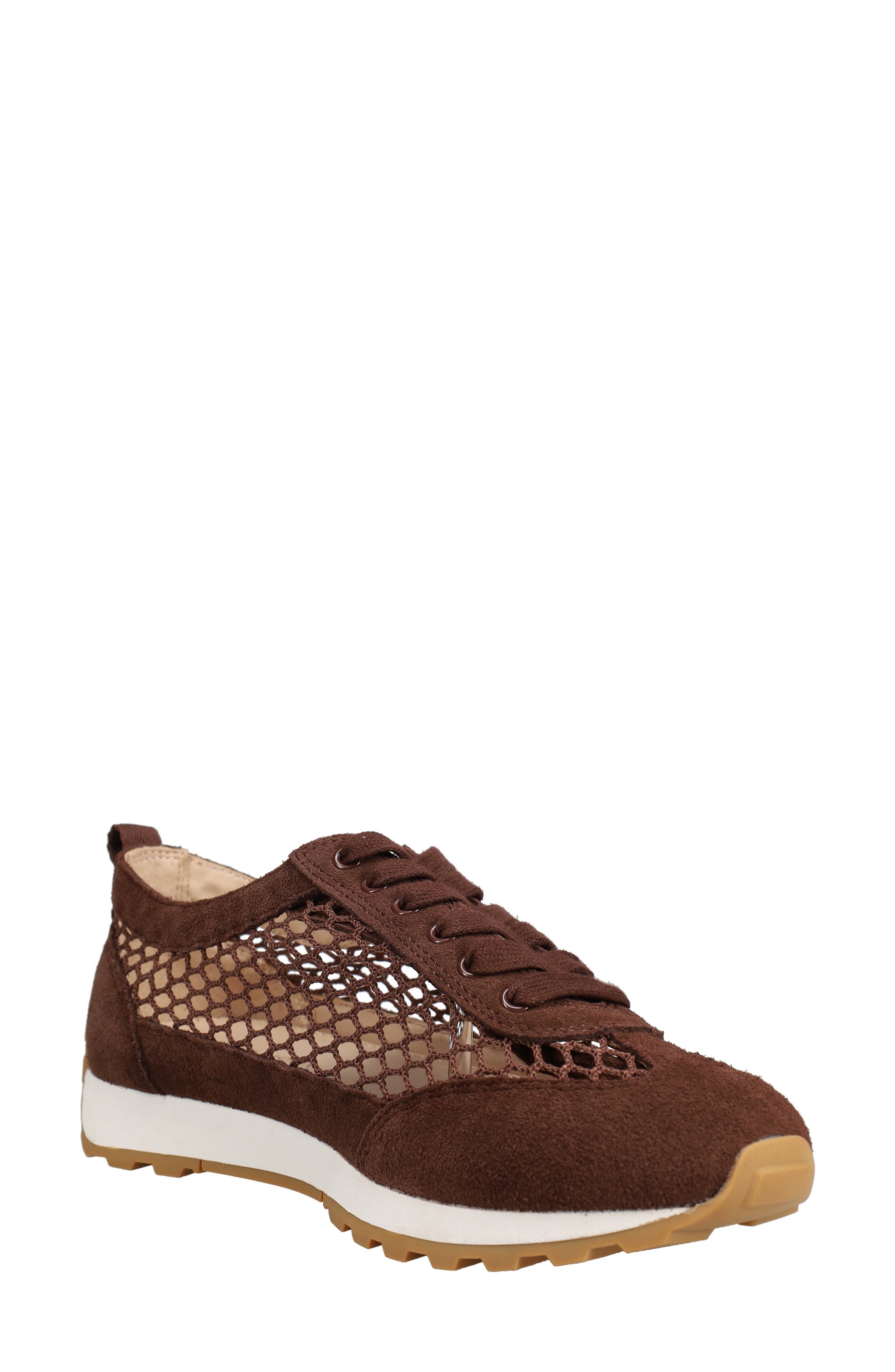 Pelle Moda Kimsy Lace-Up Sneaker, Main, color, Espresso
