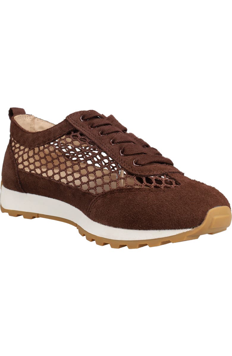 Pelle Moda Kimsy Lace-Up Sneaker, Main, color, Espresso