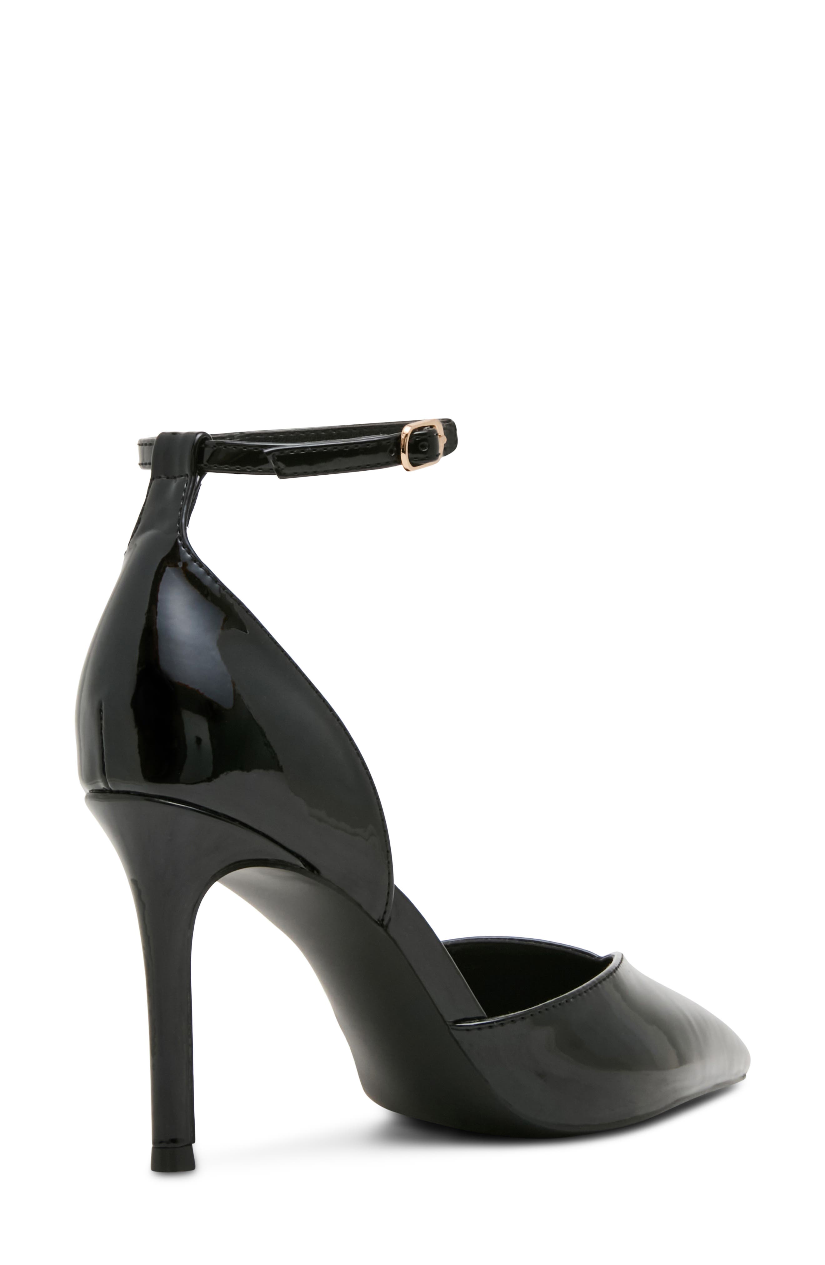 Karat Faux Leather Pump, Alternate, color, BLACK PATENT