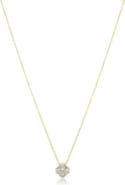 The Lovery Fine Jewelry Clover Diamond Cluster Necklace