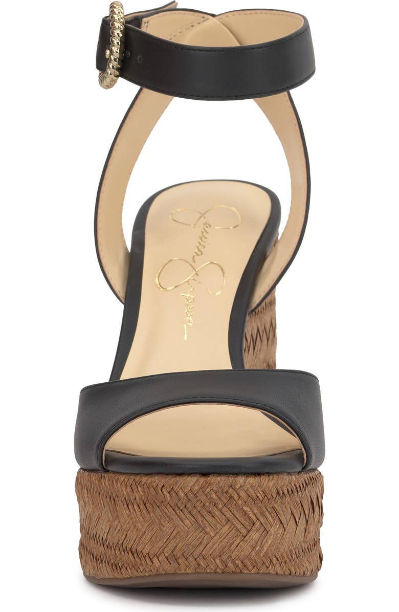 Jessica Simpson Kamindi Platform Wedge Sandal, Alternate, color, Black