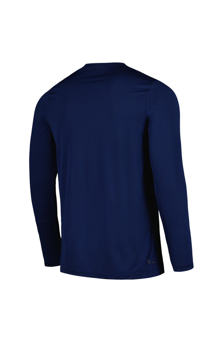 adidas Men's adidas Navy Sporting Kansas City 2024 Jersey Hook AEROREADY Long Sleeve T-Shirt, Alternate, color, 