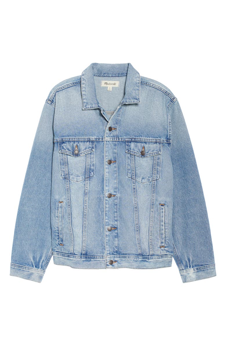 Madewell Manitoba Wash Oversize Jean Jacket, Alternate, color,