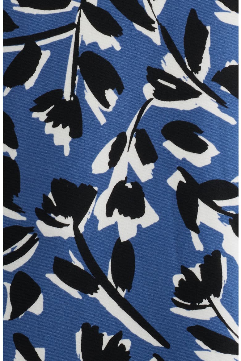 Floral Short Sleeve Top, Alternate, color, BLUE JAY MULTI