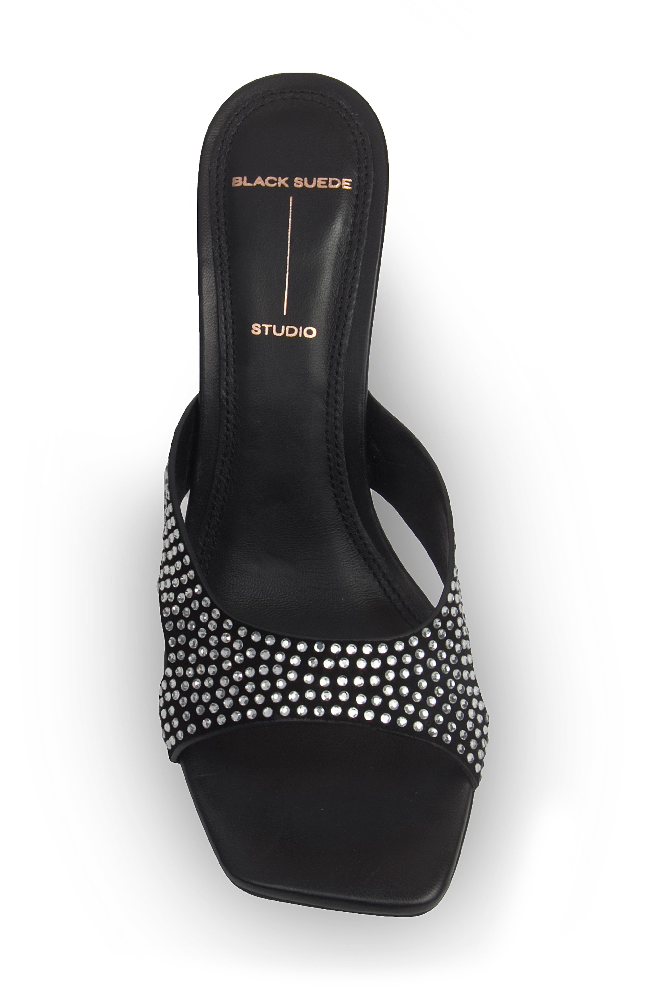 BLACK SUEDE STUDIO Charlie Sandal, Alternate, color, 