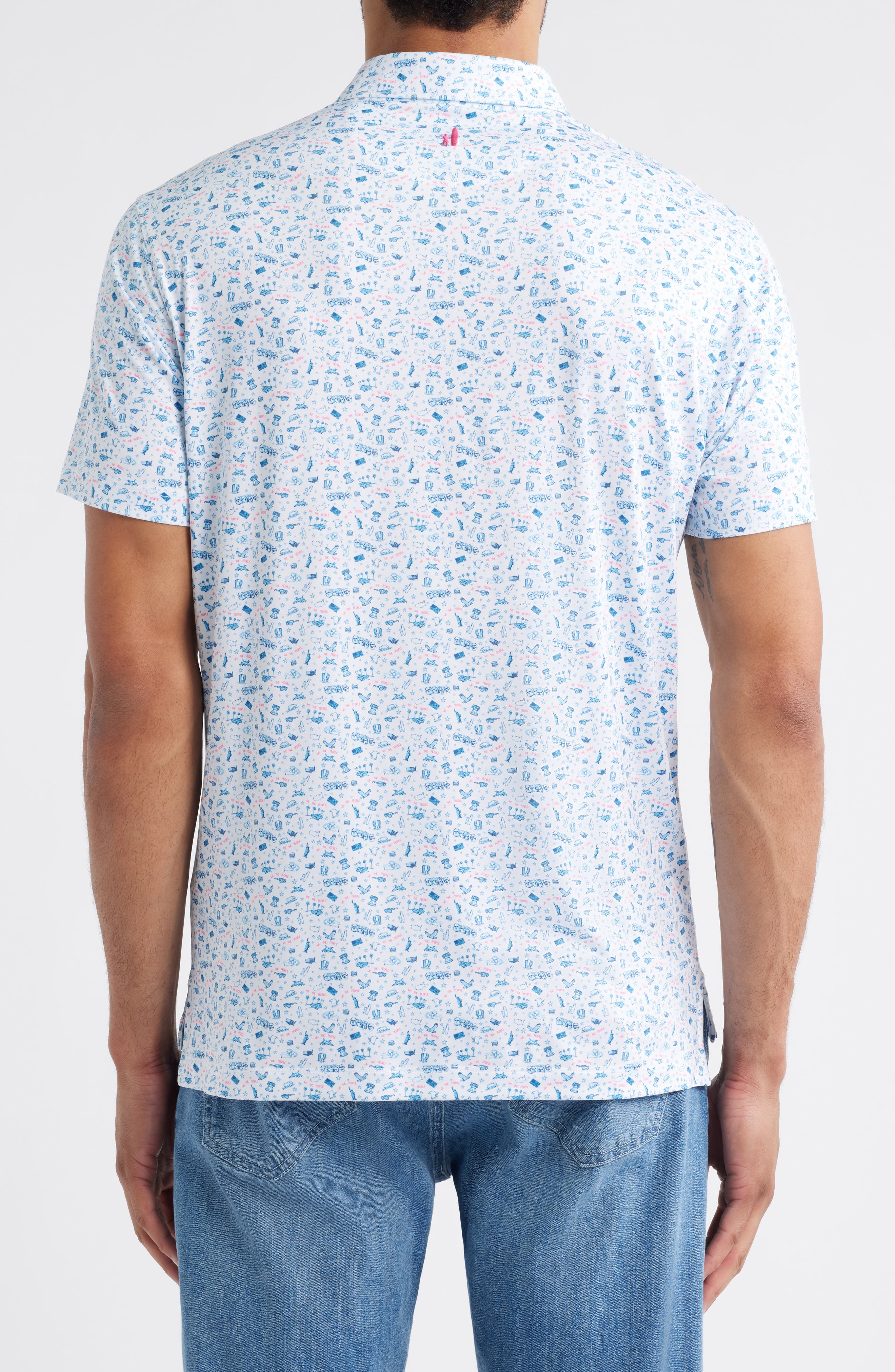 Jo Merica Icon Print Featherweight Performance Polo - image 2