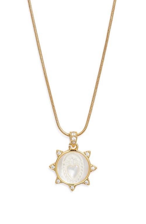 Child Of Wild Sacred Sol Pendant Necklace In Gold