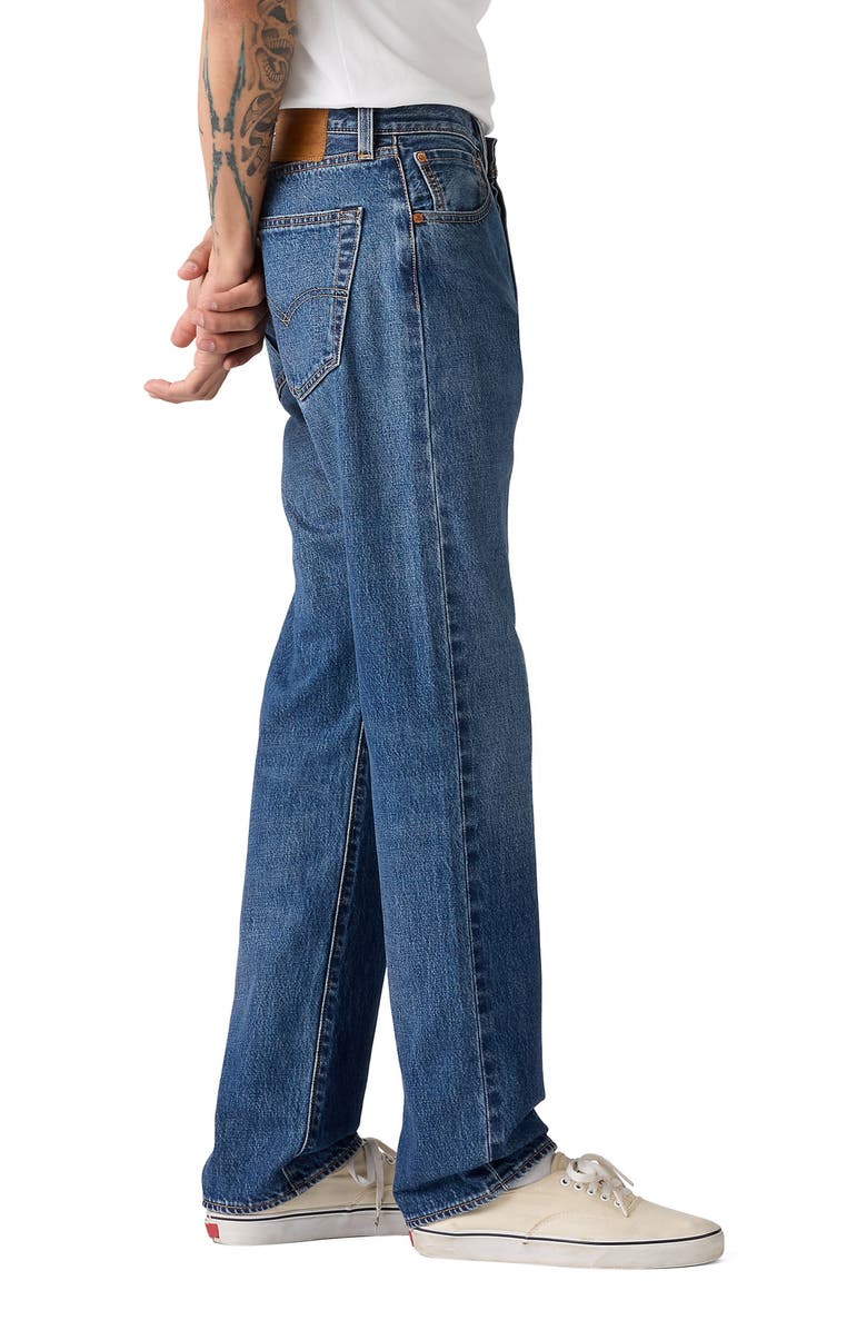 Levi's<sup>®</sup> 501<sup>®</sup> '93 Straight Fit Jeans, Alternate, color, Cathedral Selvedge