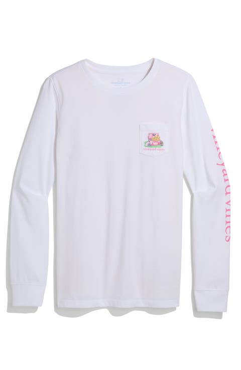 Long Sleeve Pocket Graphic Tee