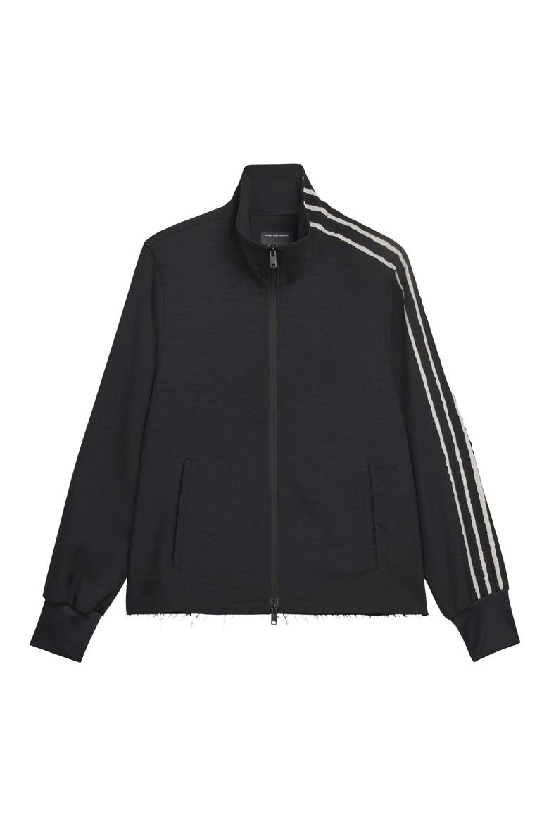 3-Stripes Track Jacket, Alternate, color, BLACK/