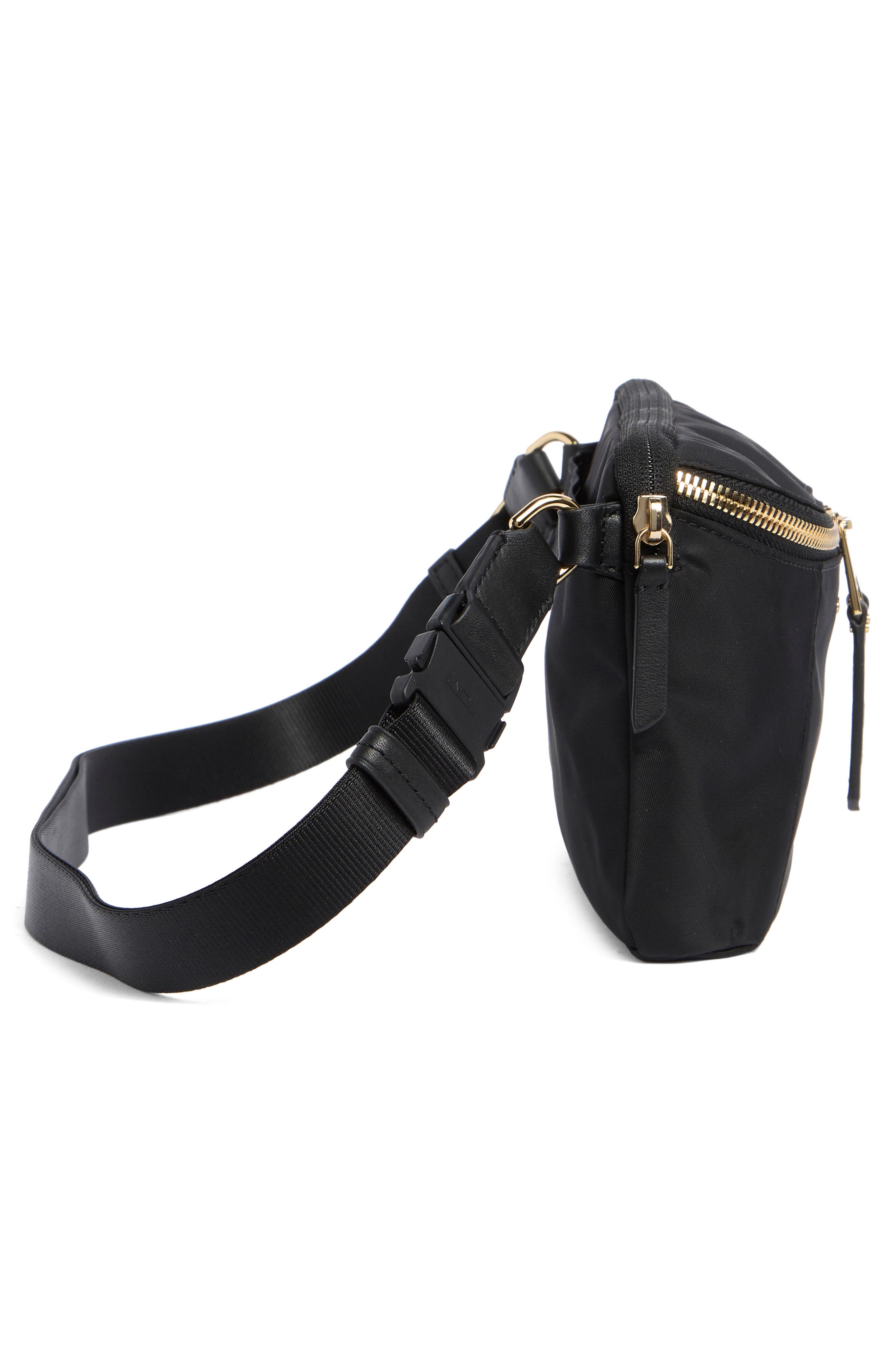 TUMI Arden Crossbody Bag, Alternate, color, Black/ Gold