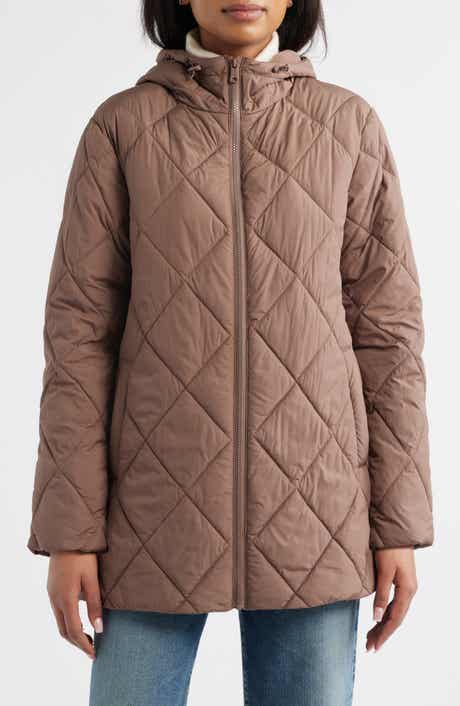 Bernardo Quilted Packable Puffer Jacket