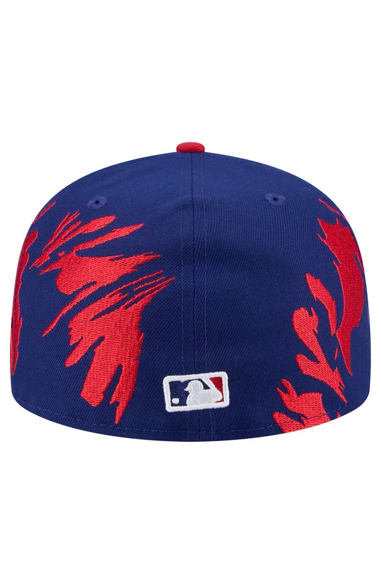 New Era Men's New Era Royal/Red Texas Rangers Retro Pattern 59FIFTY Fitted Hat, Alternate, color, Royal