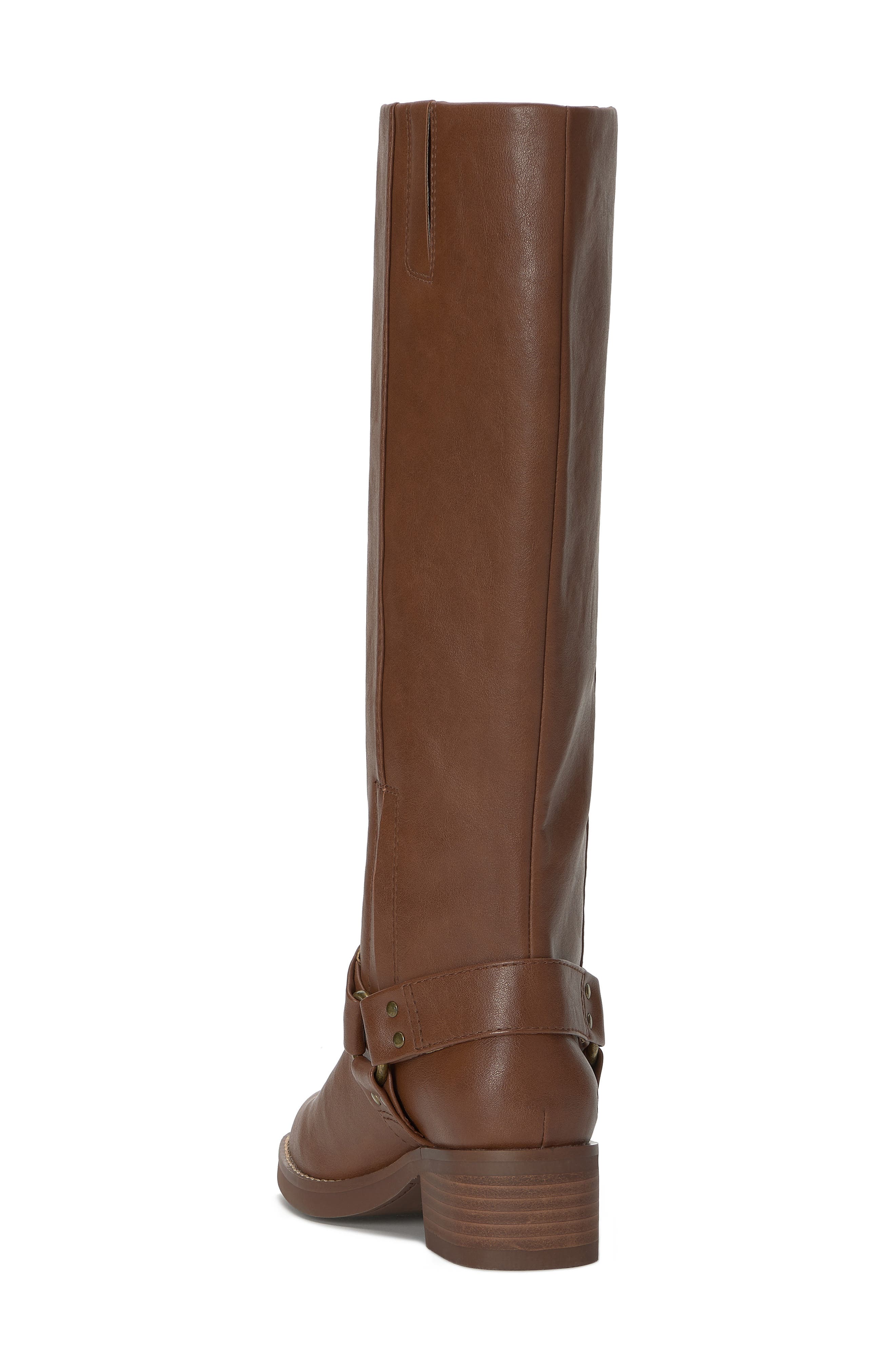 Lucky Brand Kujon Knee High Western Boot, Alternate, color, Brown