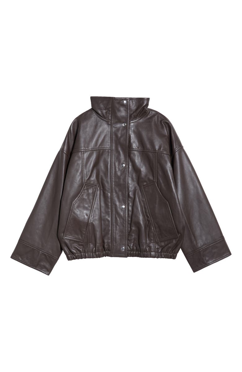 Róhe Reinvented Leather Jacket, Main, color, Earth