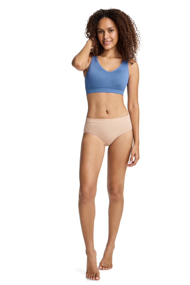 Women's Seamfree Back Smoothing Bralette, Alternate, color, Harbor Blue