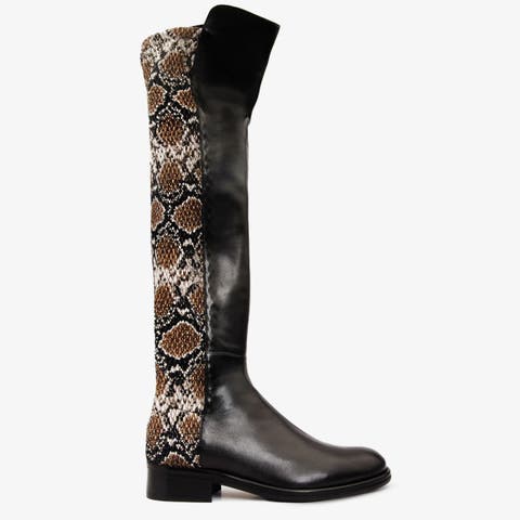 The Moengo Leather Knee High Boot