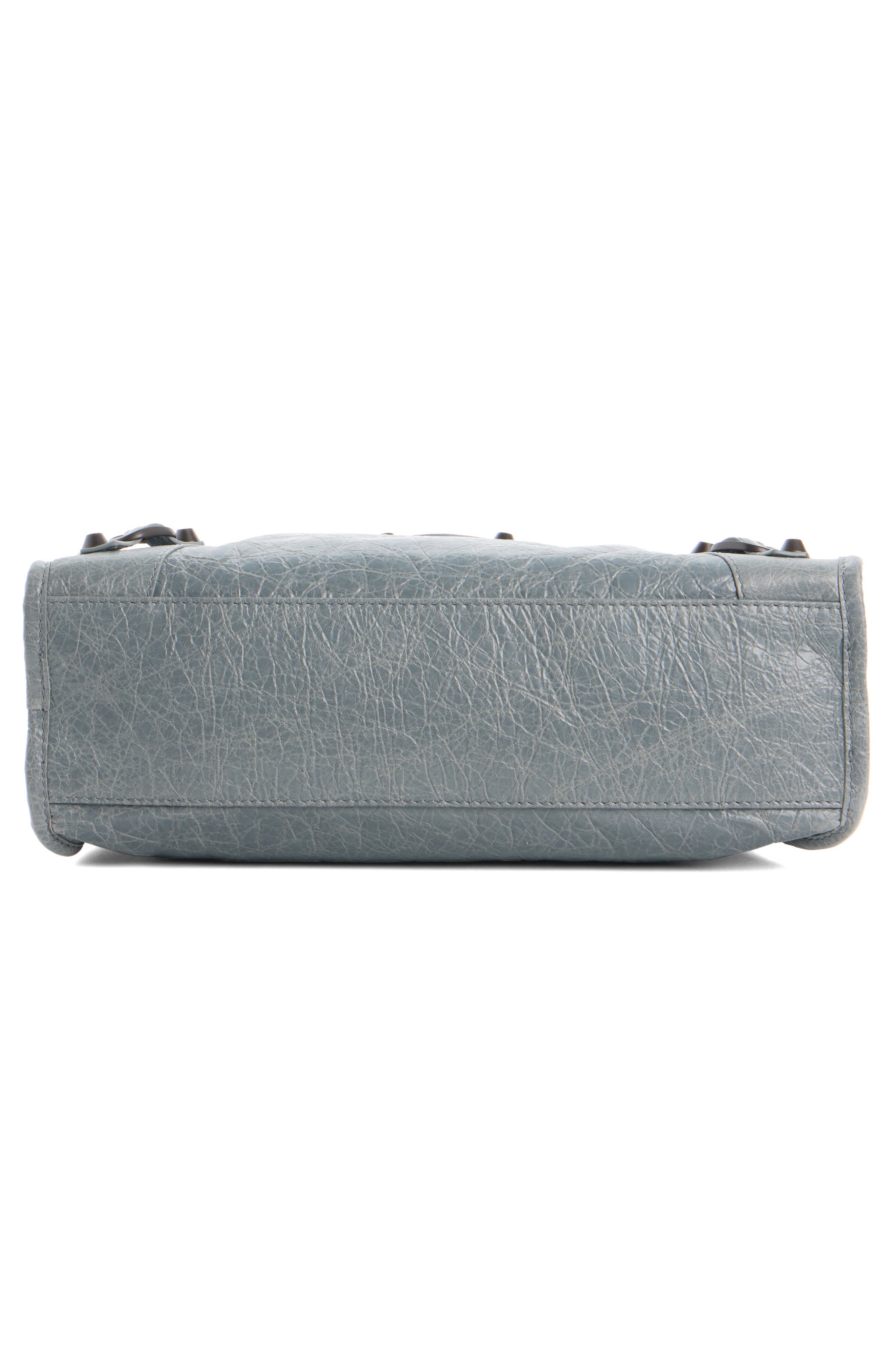 Small Le City Arena Leather Top Handle Bag, Alternate, color, 4751 BLUE GREY